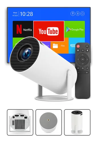 Foto oficial e análise da Mini Projetor Davely HY300 4K Android com Wi-Fi e Bluetooth